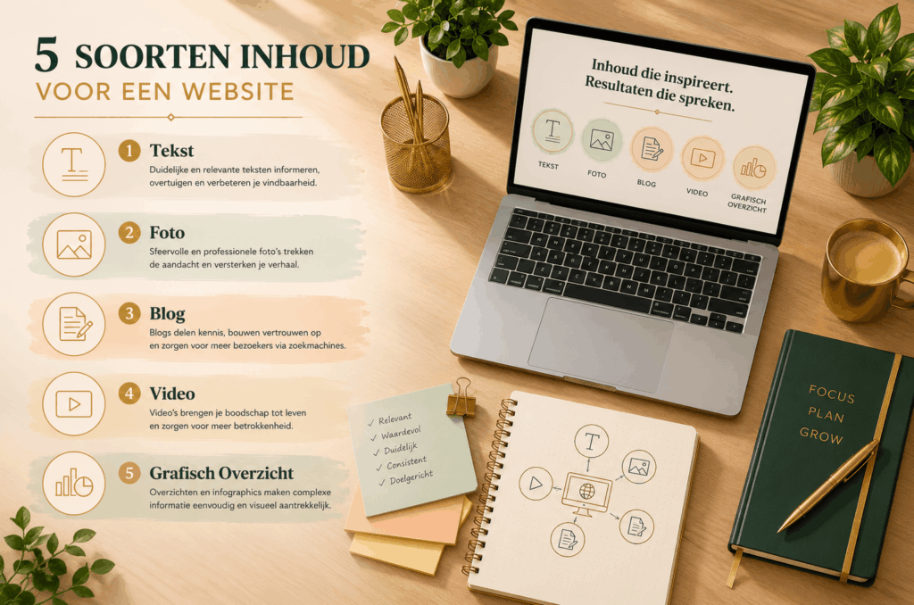 5 herkenbare soorten website content